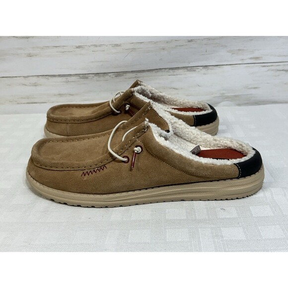 NEAR NU! Hey Dude Wally Warmth Men\'s Size 13 Slip-On Shoes 41869-205 Brown Shoes main image 12
